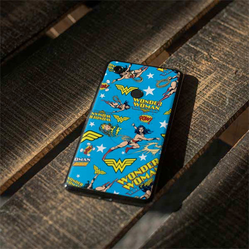 DC Comics Wonder Woman Action pose pattern Google Pixel 3 XL Skin